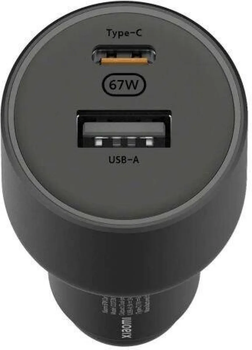 Xiaomi BHR6814GL 67W Universele USB-Lader - 2x USB - Zwart