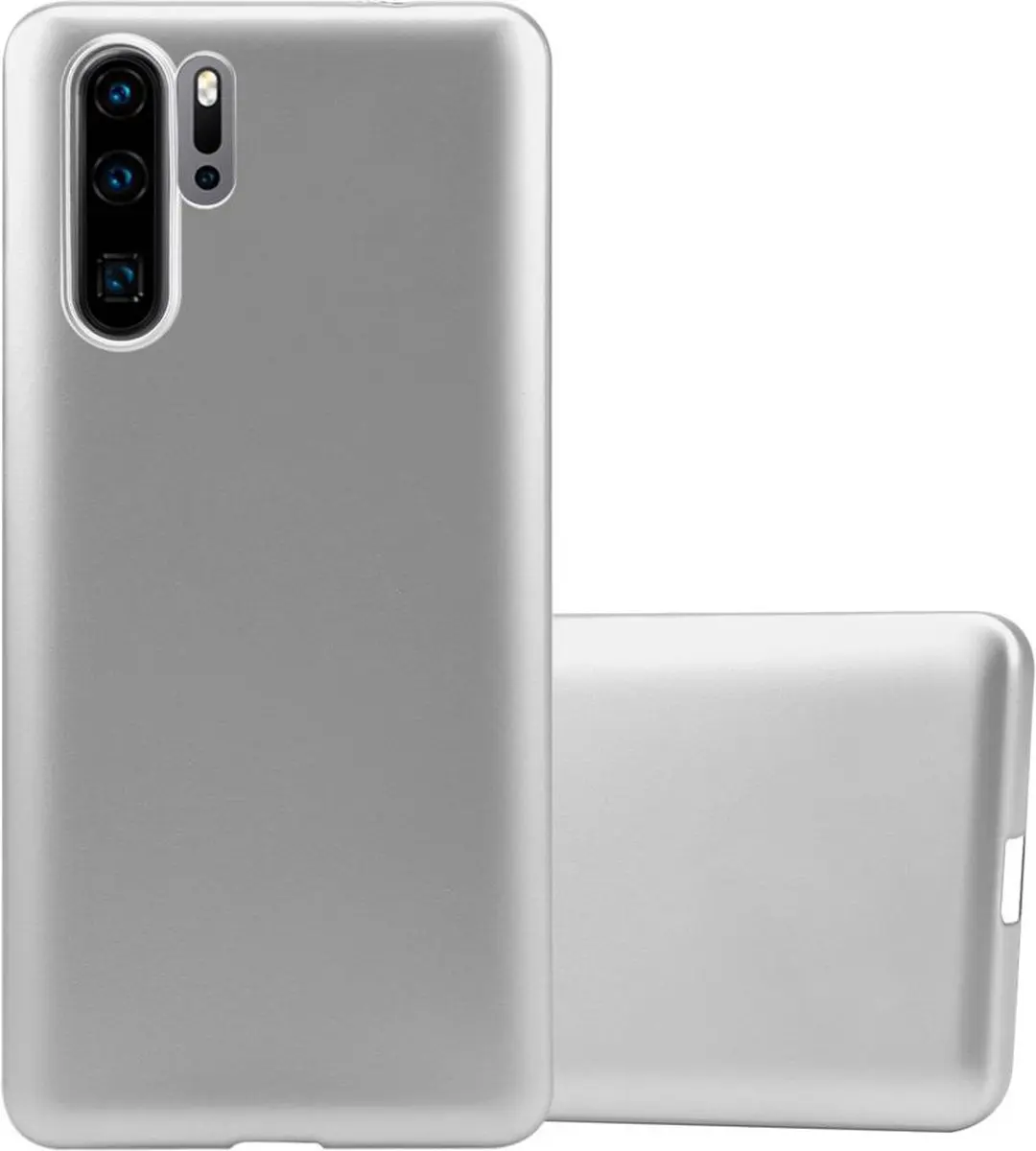 Cadorabo Hoesje geschikt voor Huawei P30 PRO in METALLIC ZILVER