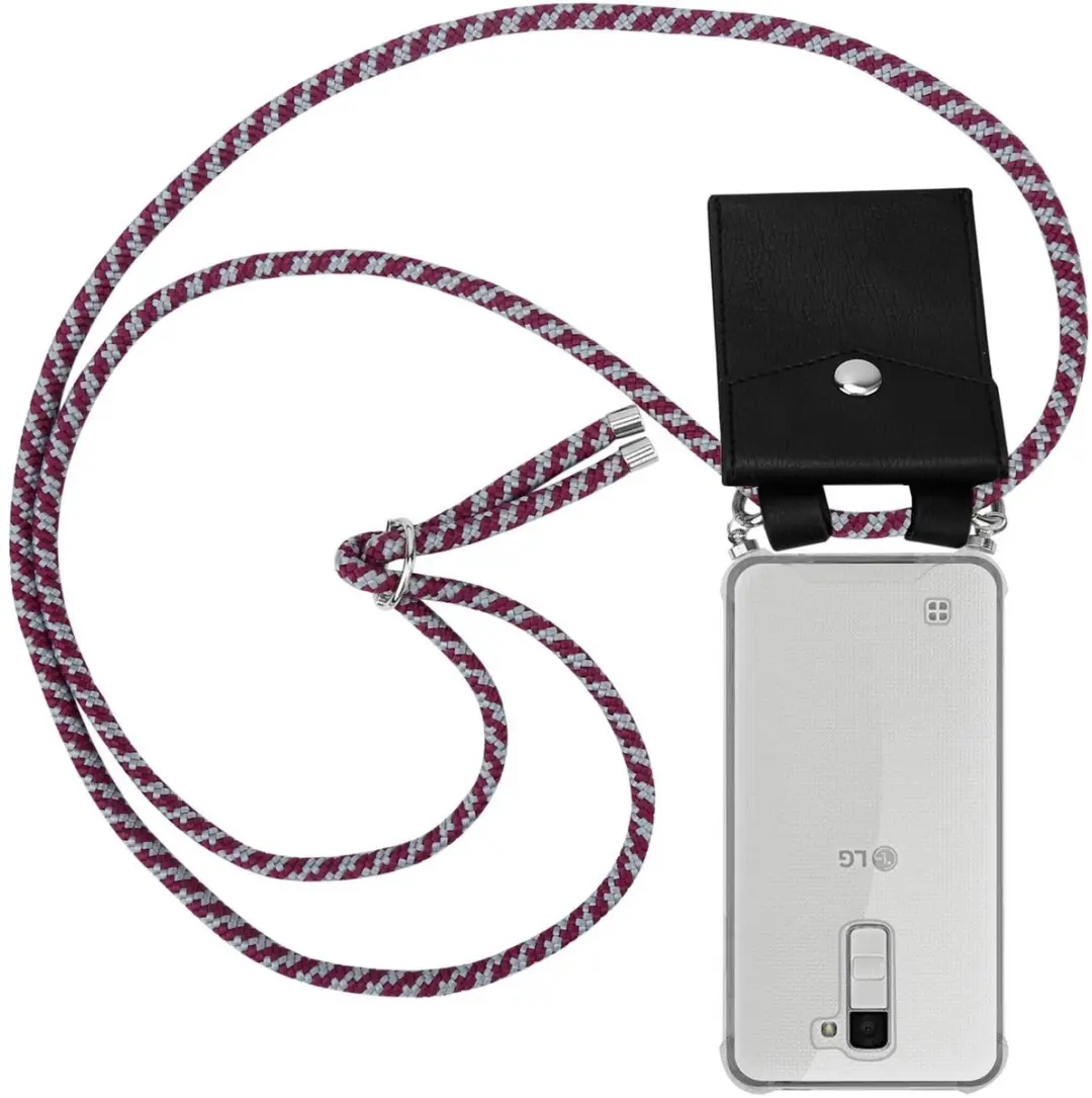 Cadorabo Hoesje geschikt voor LG K10 2016 in ROOD WIT