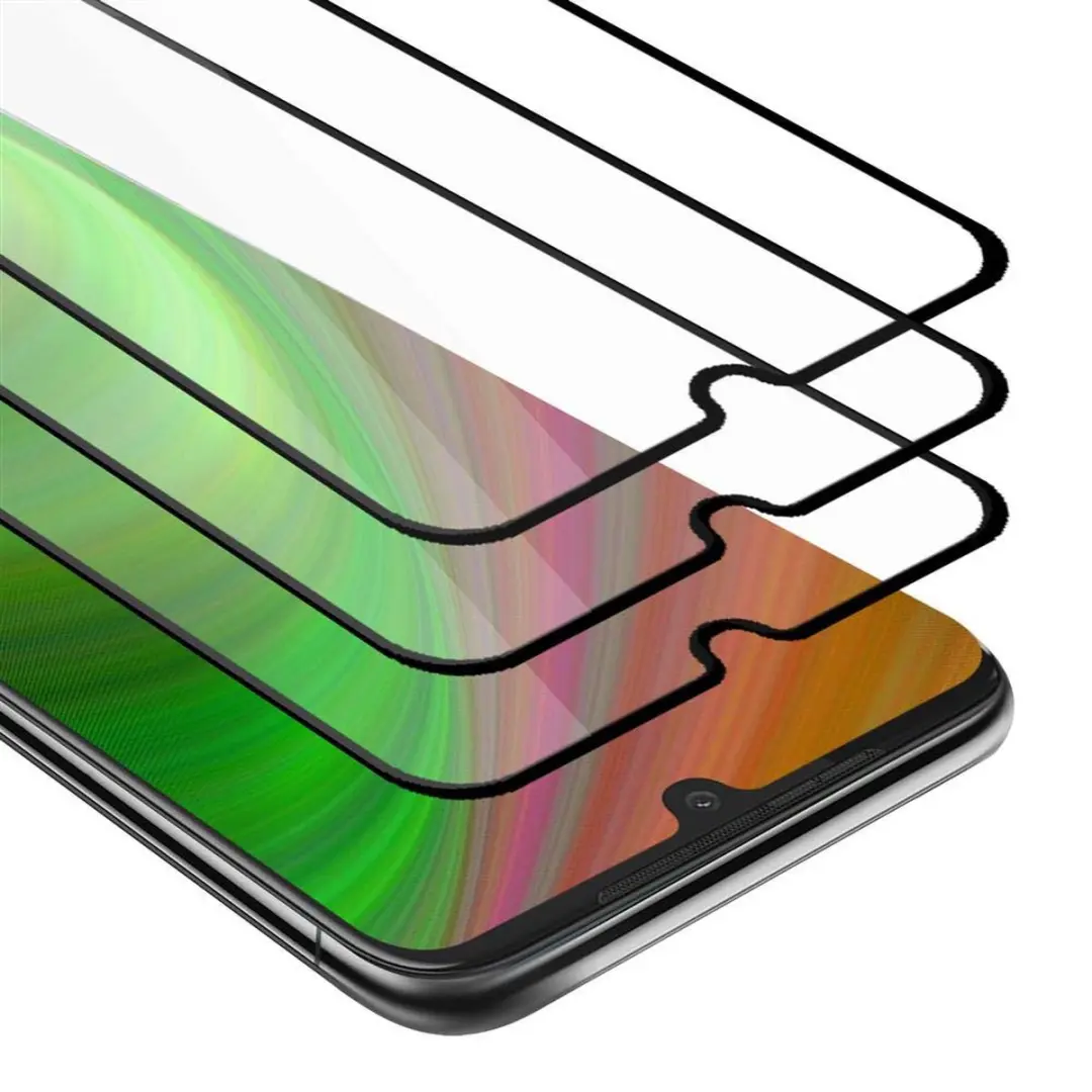 Cadorabo 3x Screenprotector geschikt voor Motorola MOTO G8 PLUS Volledig scherm