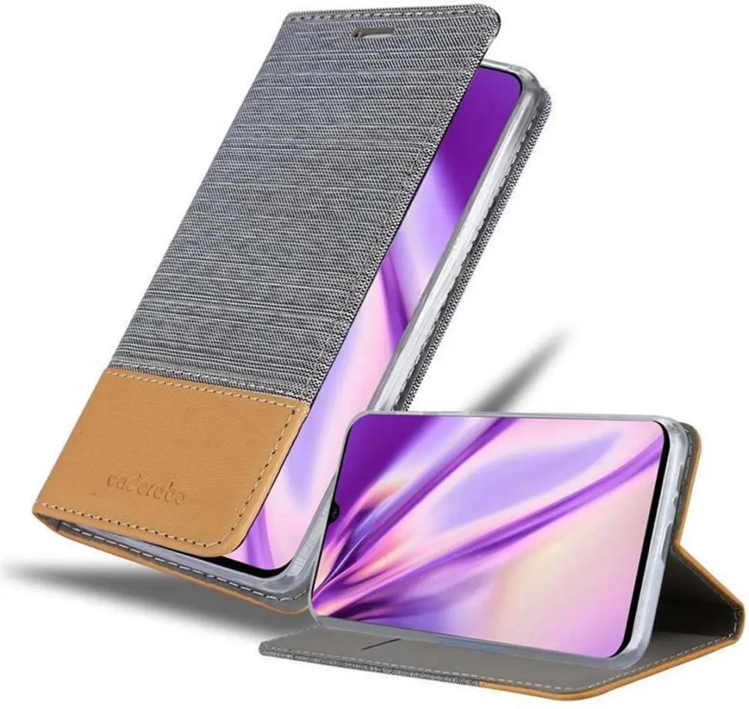 Cadorabo Hoesje geschikt voor Samsung Galaxy A90 5G in LICHTGRIJS BRUIN