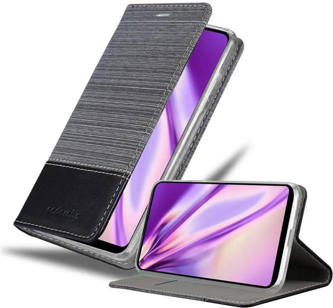 Cadorabo Hoesje geschikt voor Samsung Galaxy A11 / M11 in GRIJS ZWART