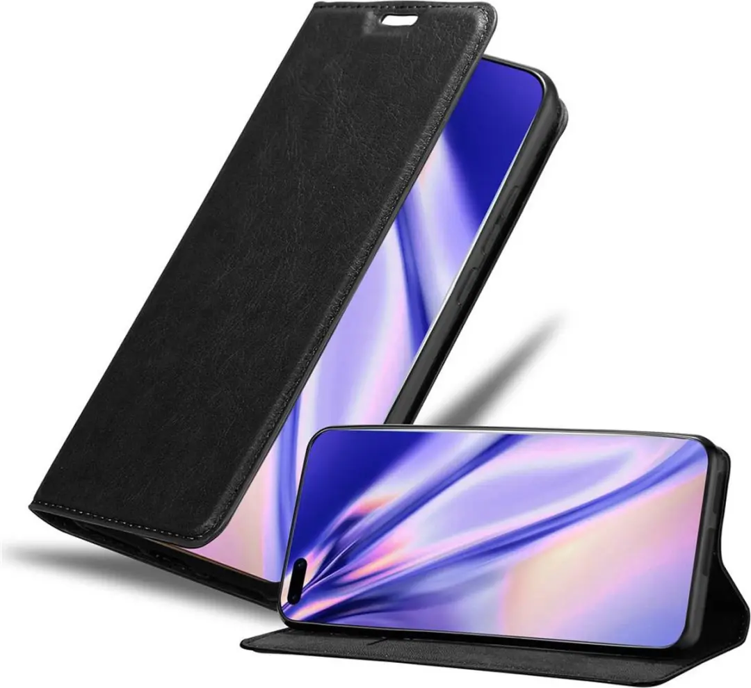 Cadorabo Hoesje geschikt voor Huawei P40 PRO / P40 PRO+ in ZWARTE NACHT