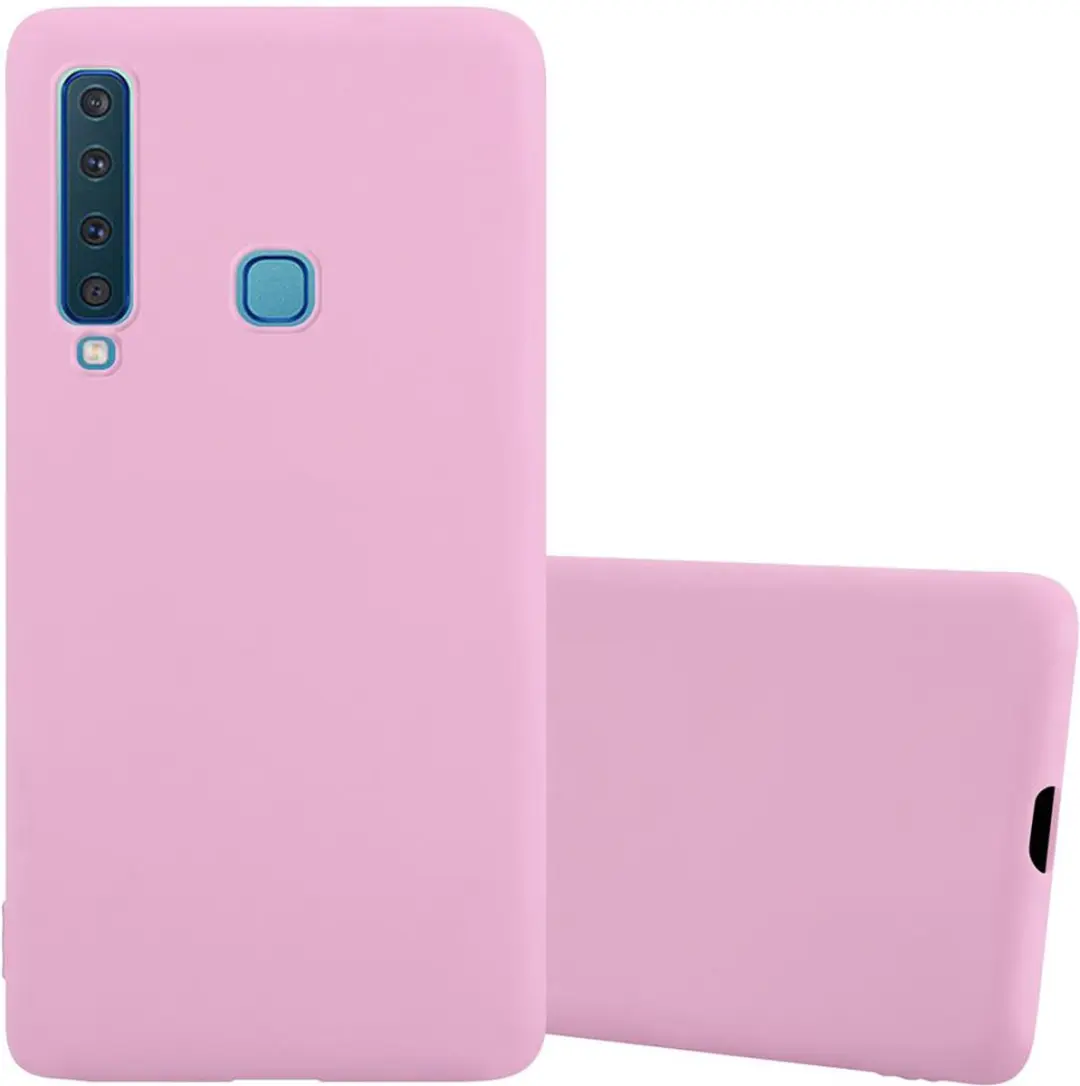 Cadorabo Hoesje geschikt voor Samsung Galaxy A9 2018 in CANDY ROZE