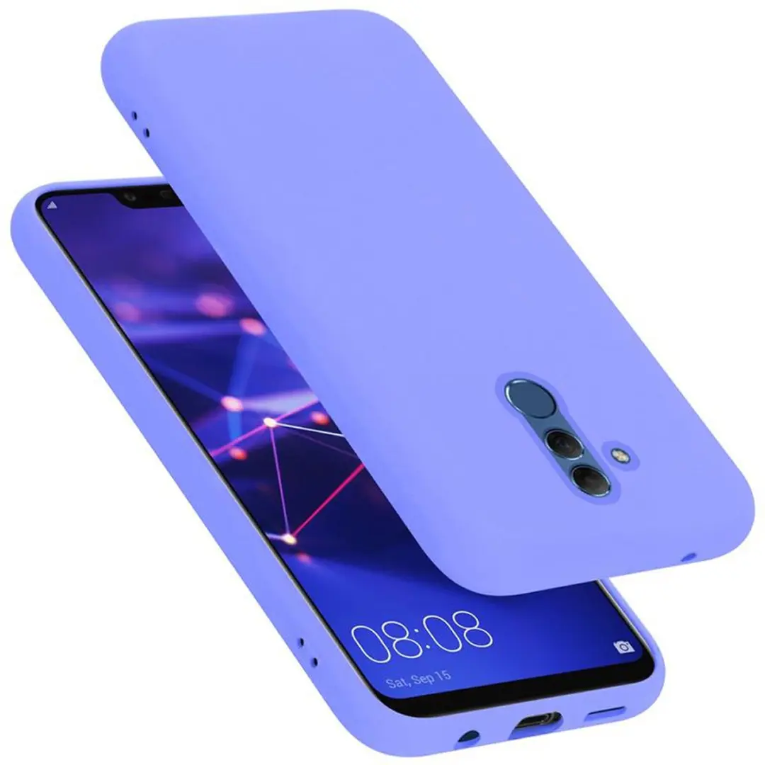 Cadorabo Hoesje geschikt voor Huawei MATE 20 LITE in LIQUID LICHT PAARS