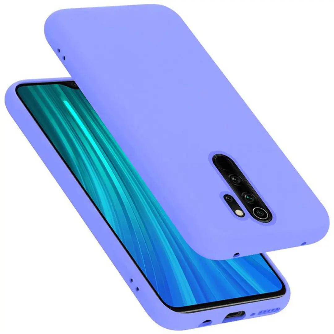 Cadorabo Hoesje geschikt voor Xiaomi RedMi NOTE 8 PRO in LIQUID LICHT PAARS