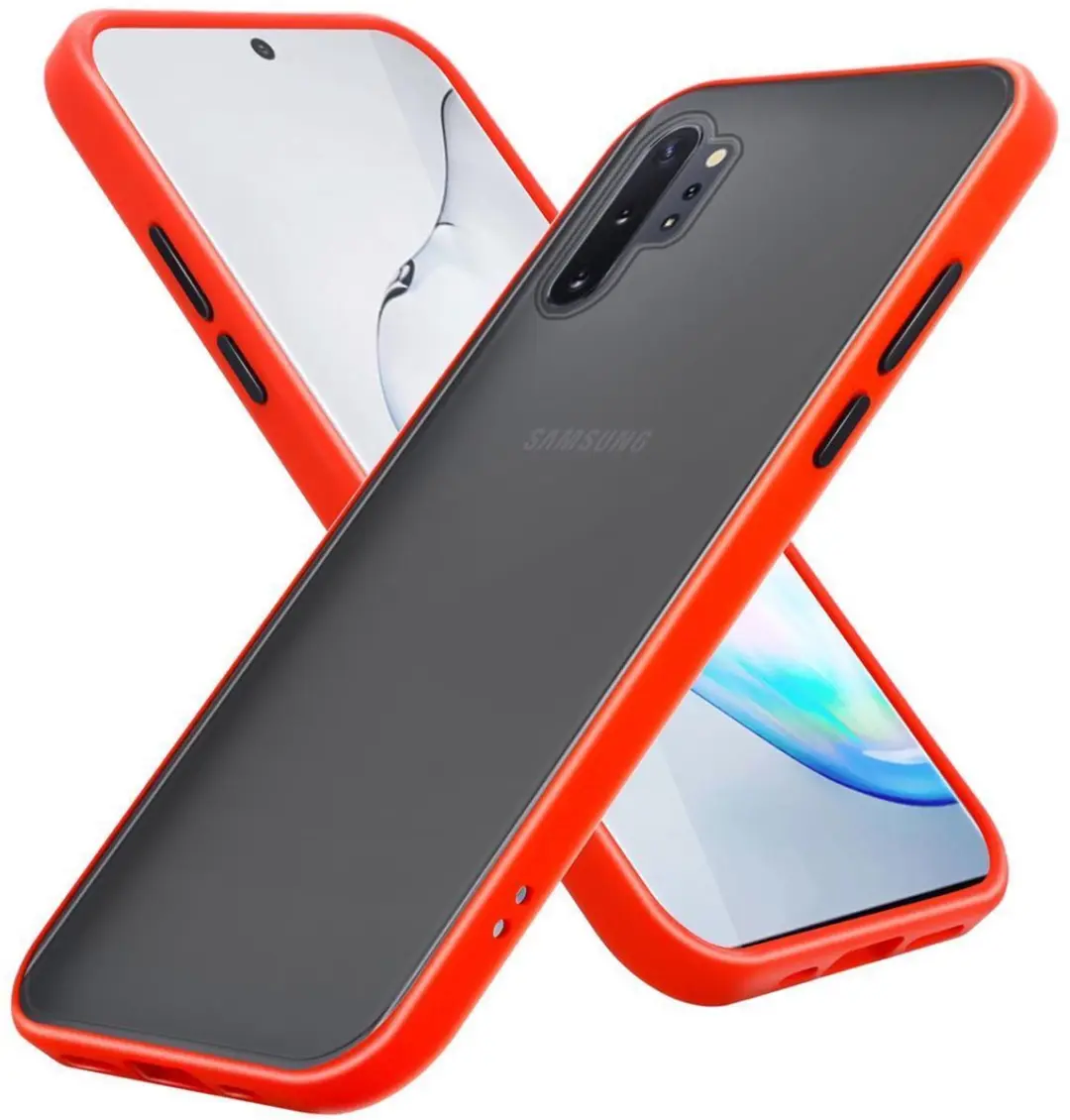 Cadorabo Hoesje geschikt voor Samsung Galaxy NOTE 10 in Mat Rood