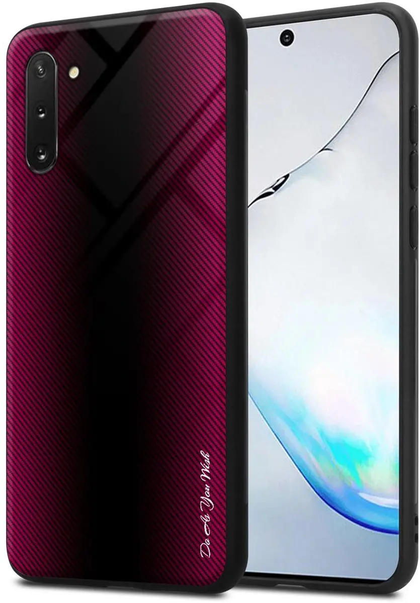 Cadorabo Hoesje geschikt voor Samsung Galaxy NOTE 10 in PAARS ROZE
