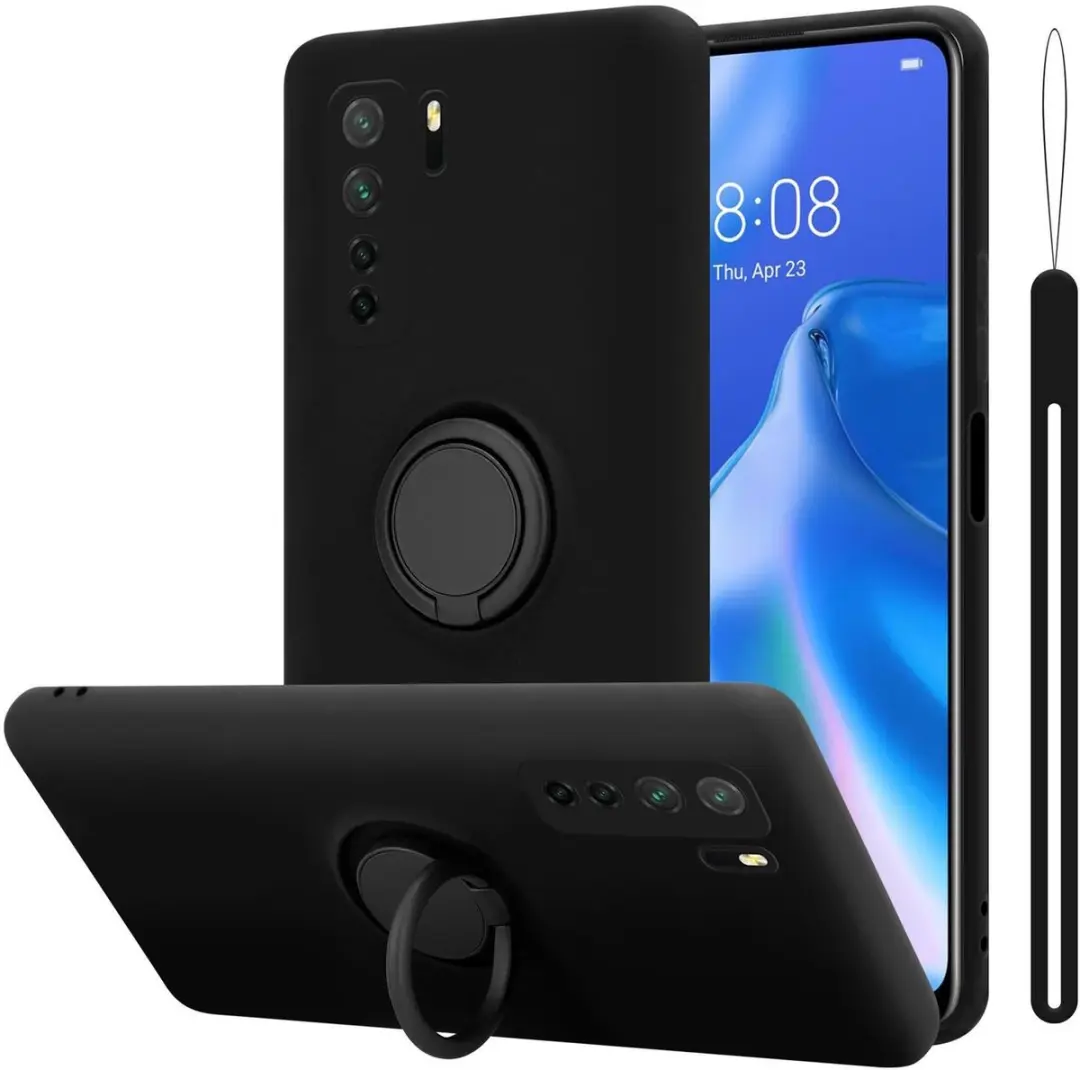 Cadorabo Hoesje geschikt voor Huawei NOVA 6 SE / P40 LITE / NOVA 7i in LIQUID ZW