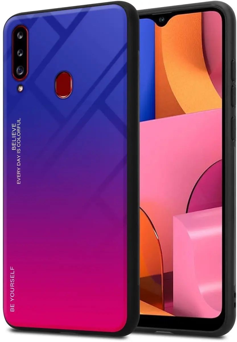 Cadorabo Hoesje geschikt voor Samsung Galaxy A20s in PAARS