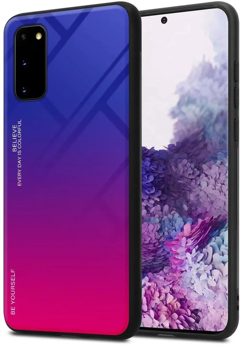 Cadorabo Hoesje geschikt voor Samsung Galaxy S20 in PAARS