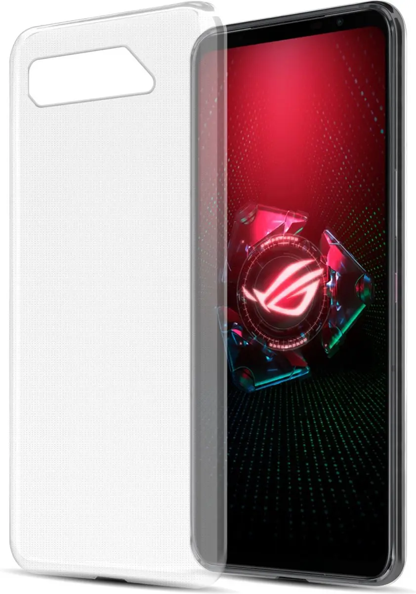 Cadorabo Hoesje geschikt voor Asus ROG Phone 5 in VOLLEDIG TRANSPARANT