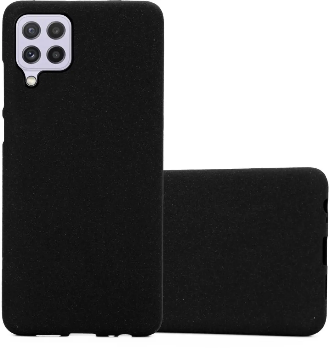 Cadorabo Hoesje geschikt voor Samsung Galaxy A22 4G / M22 / M32 4G in FROST ZWAR