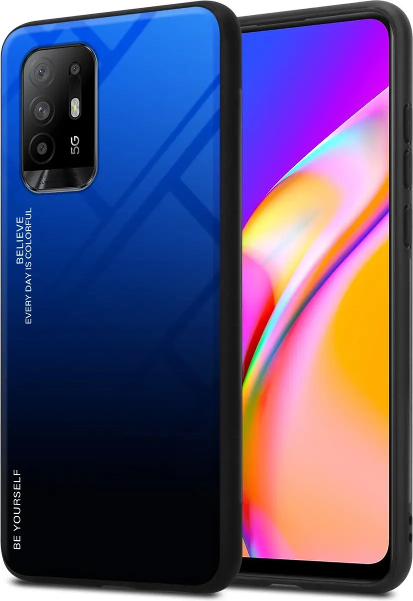 Cadorabo Hoesje geschikt voor Oppo A94 5G in BLAUW