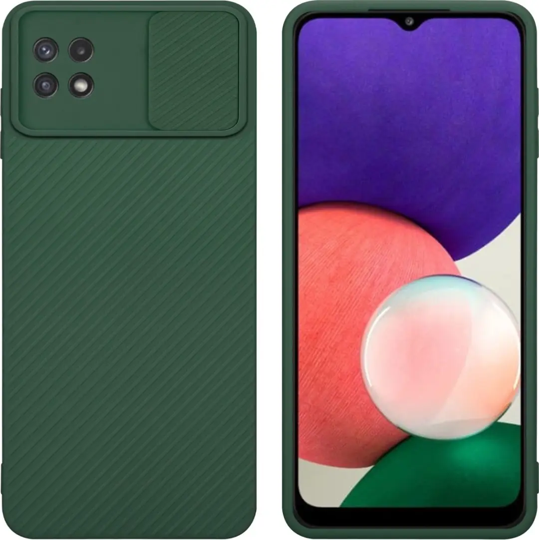 Cadorabo Hoesje geschikt voor Samsung Galaxy A22 5G in Bonbon Groen