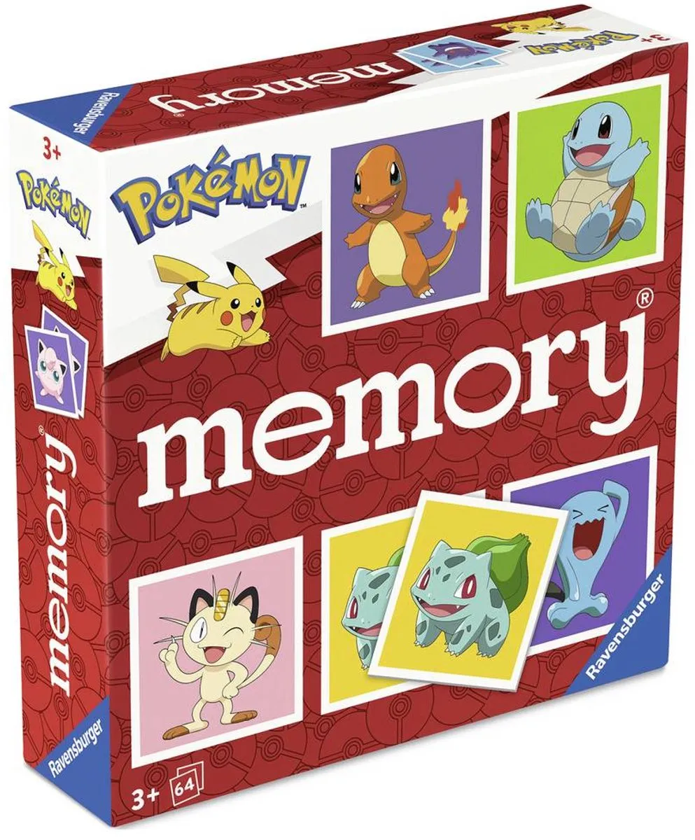 Ravensburger Pokémon Geheugen Spel - 10824853 - afbeelding 6 van 6