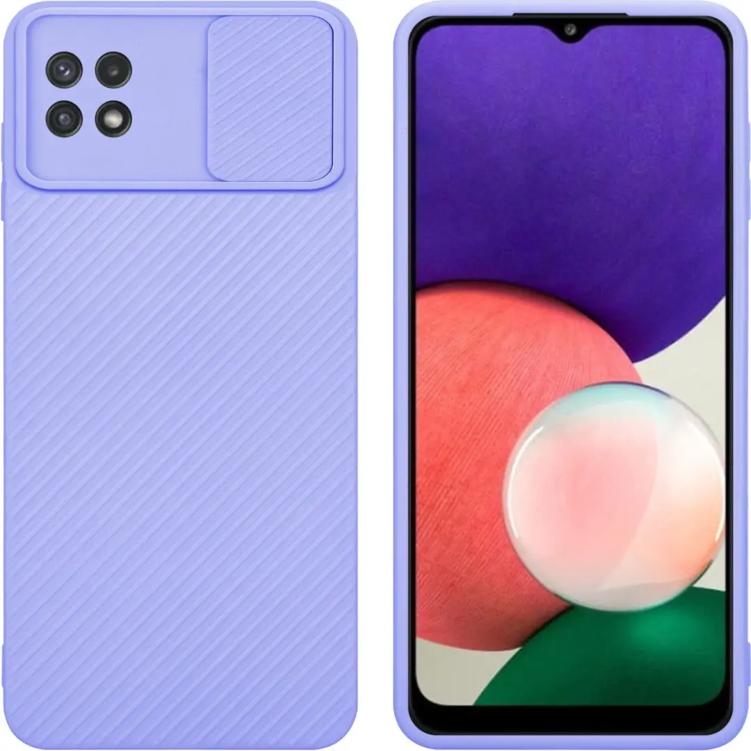 Cadorabo Hoesje geschikt voor Samsung Galaxy A22 5G in Bonbon Paars