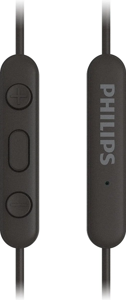 PHILIPS TAE5008 Oordopjes bedraad | USB-C | 1,2 m Kabel | Afstandsbediening 3 Knoppen | 3 Maten Oordopjes | Comfortabele | Helder Geluid en Krachtige Bass | Zwart