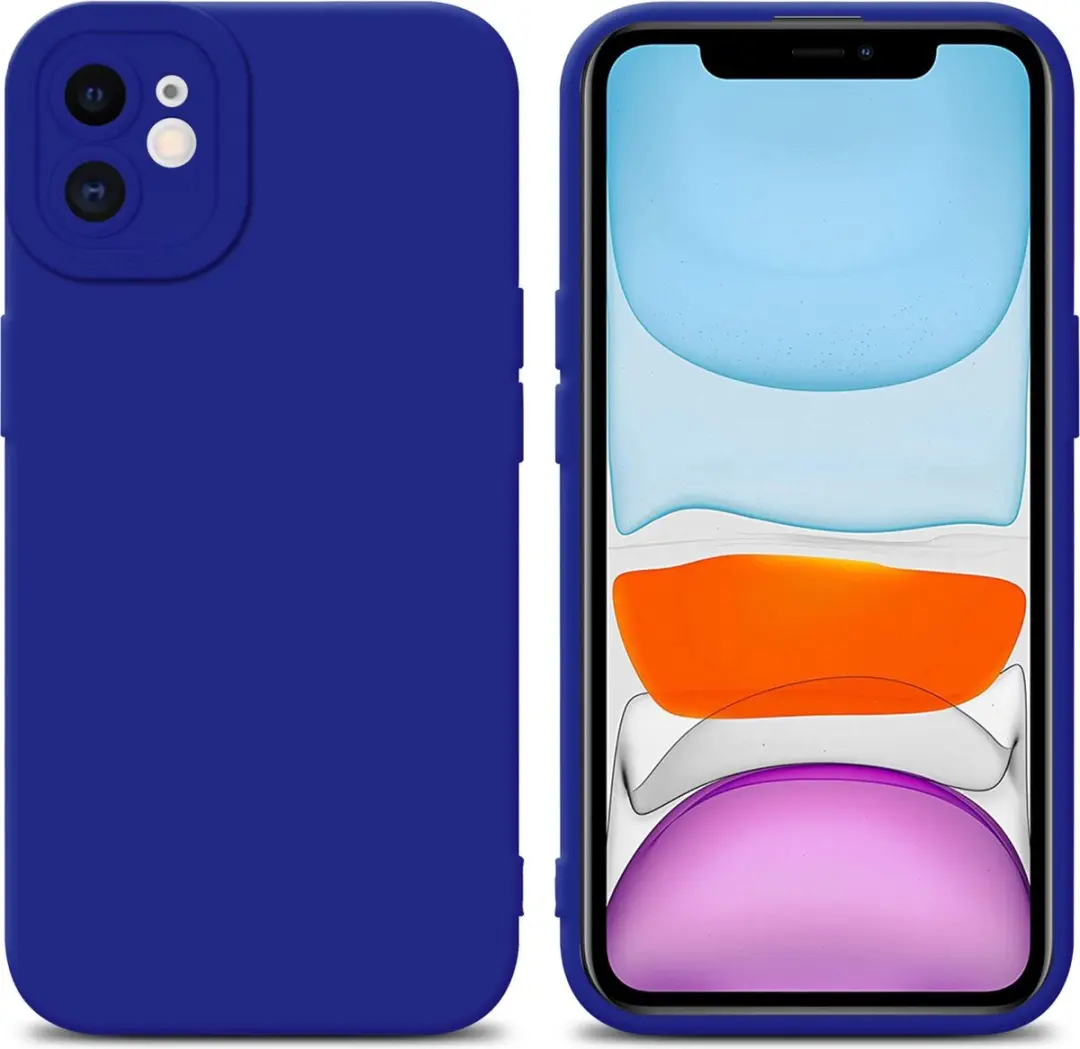 Cadorabo Hoesje geschikt voor Apple iPhone 12 in FLUID BLAUW