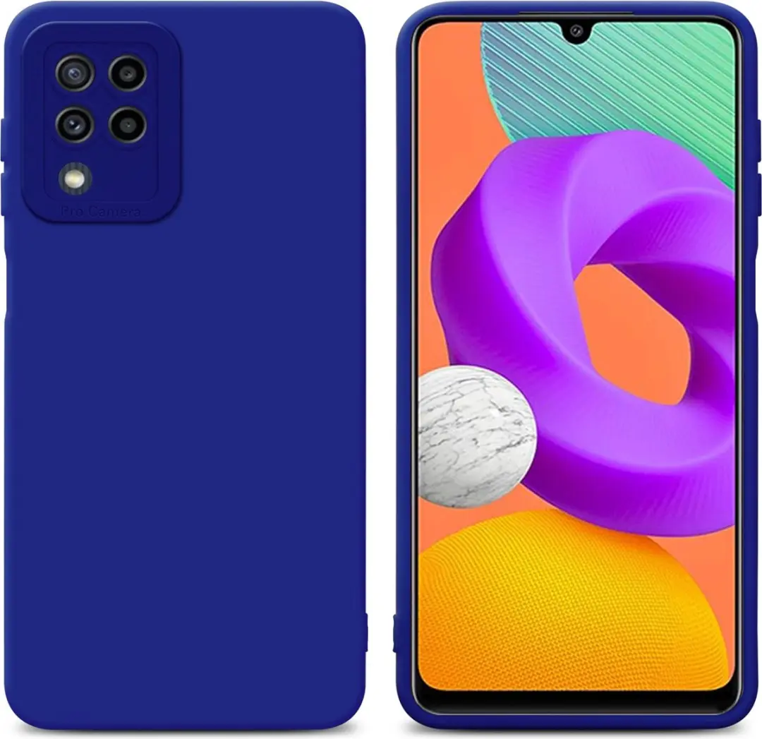Cadorabo Hoesje geschikt voor Samsung Galaxy M22 / M32 4G in FLUID BLAUW