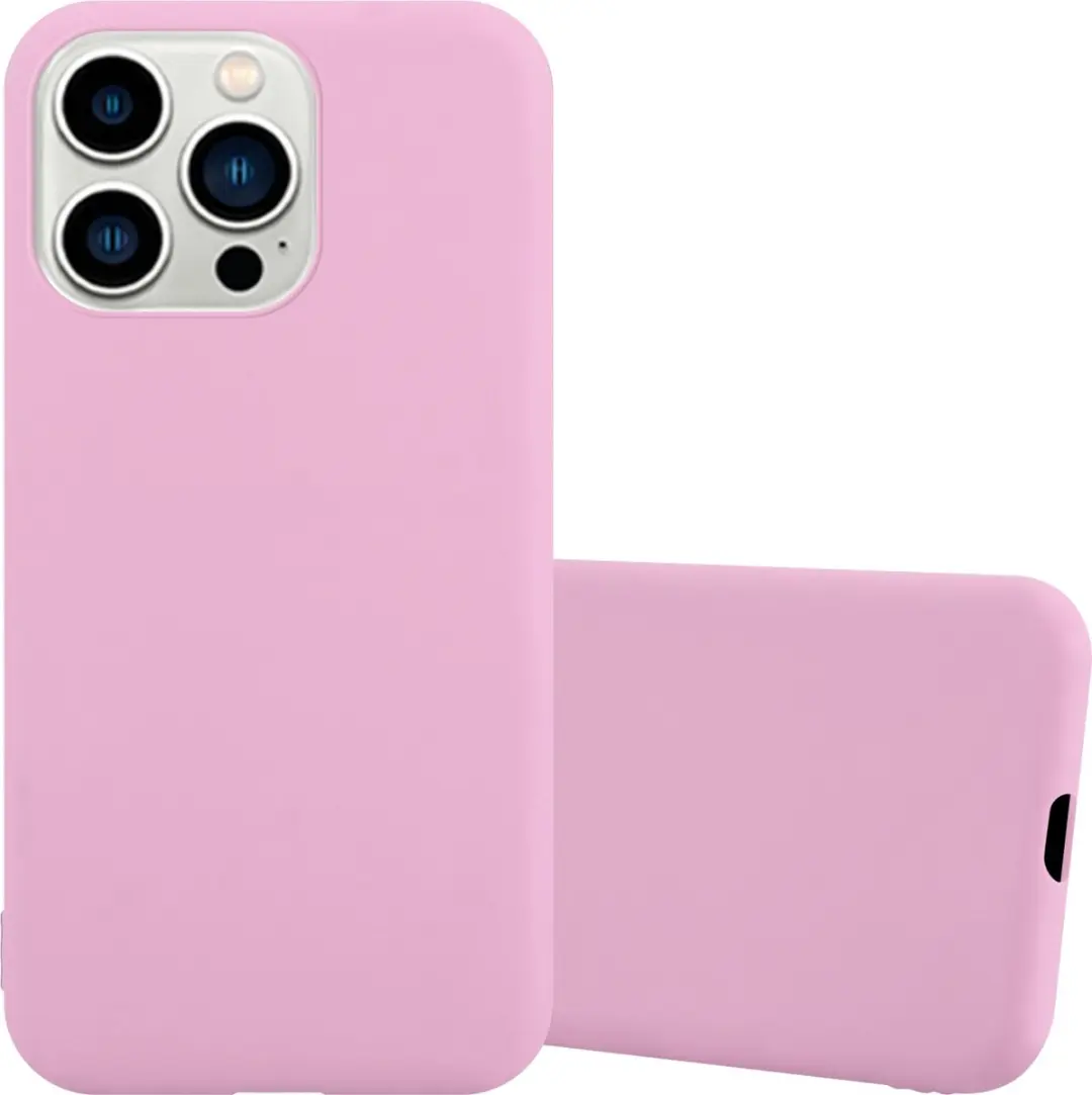 Cadorabo Hoesje geschikt voor Apple iPhone 14 PRO in CANDY ROZE