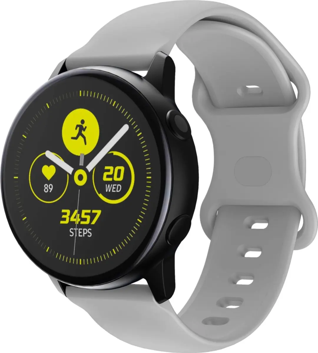 Cadorabo Silicone bandje 20mm geschikt voor Samsung Galaxy Watch 42mm / 3 / 4 /