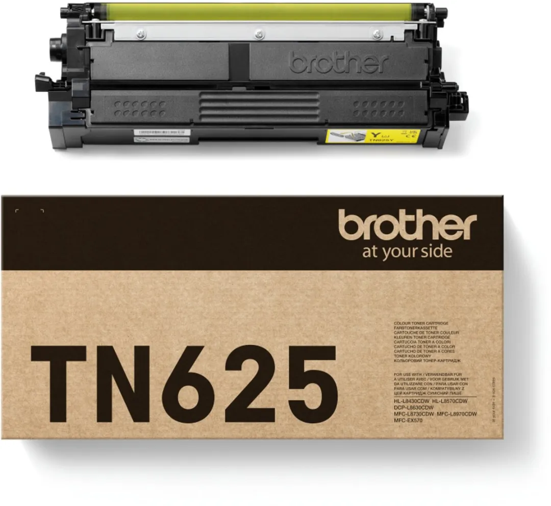 Brother TN-625Y Tonercartridge - Geel