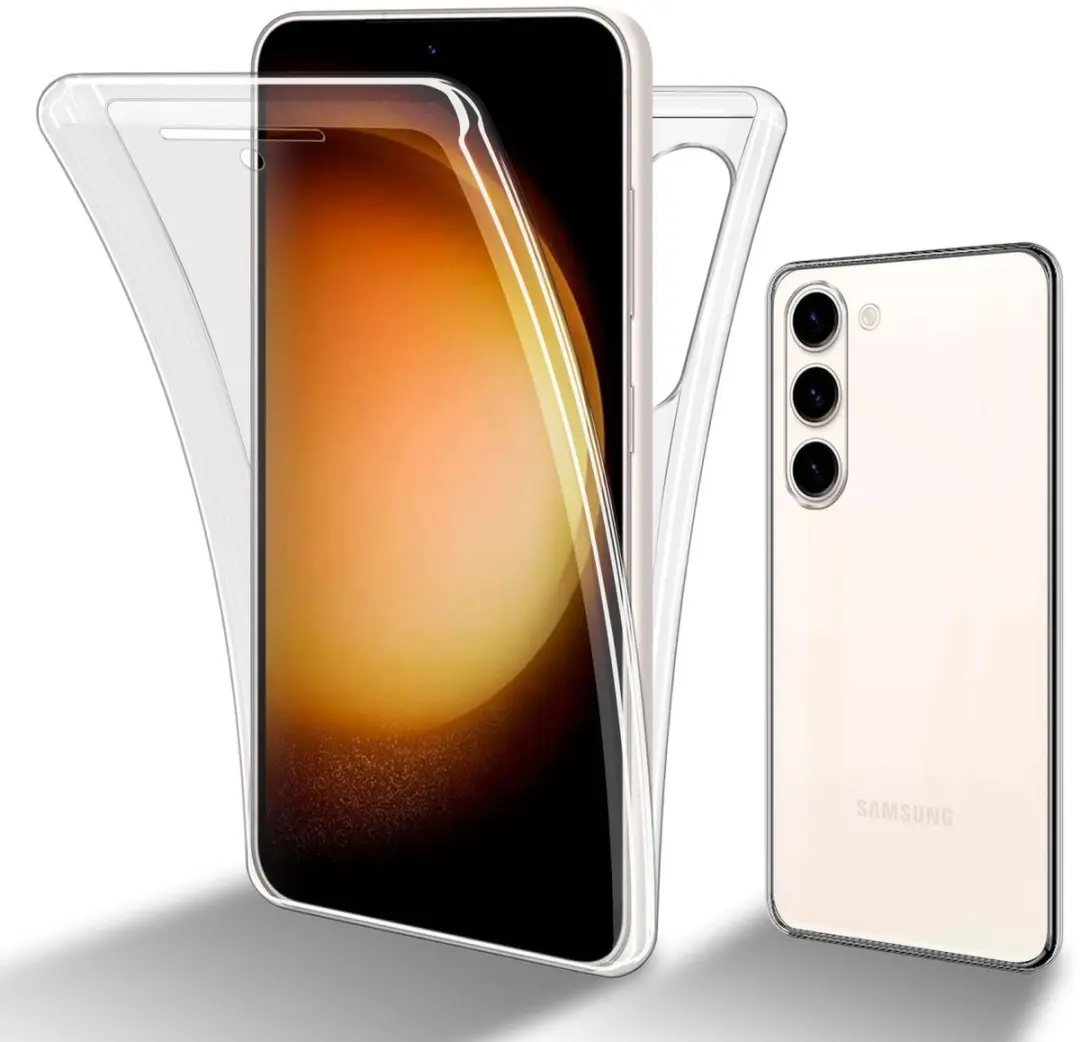 Cadorabo Hoesje geschikt voor Samsung Galaxy S23 in TRANSPARANT