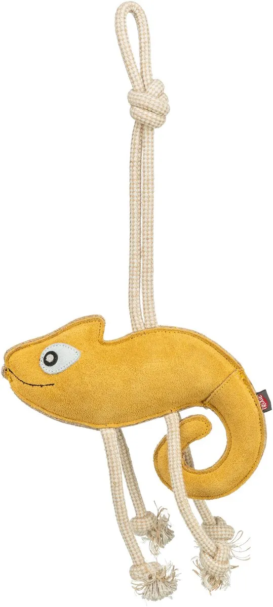 Trixie Kameleon Leer met Touw 45cm