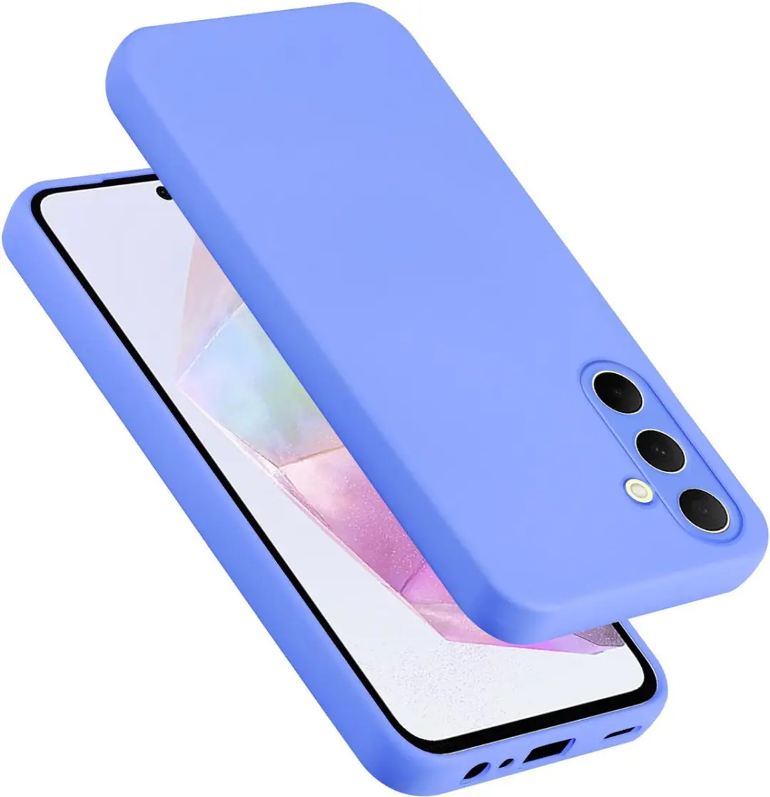Cadorabo Hoesje geschikt voor Samsung Galaxy A35 in LIQUID LICHT PAARS