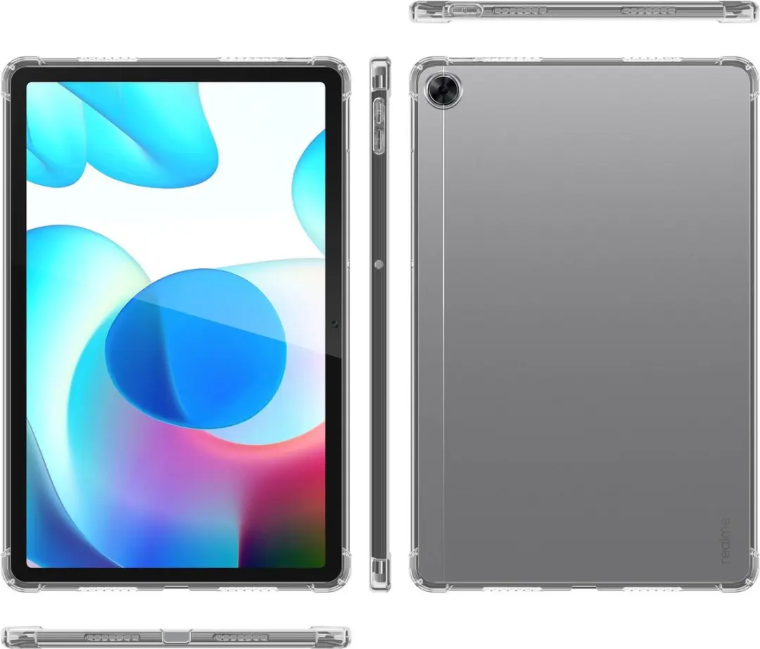 Cadorabo Hoesje geschikt voor Realme Pad in VOLLEDIG TRANSPARANT TPU Ultra Slim