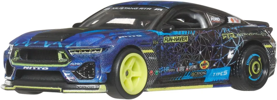 Mattel Hot Wheels Premium Autocultuur Circuit Legends RTR Mustang Drift JBK48
