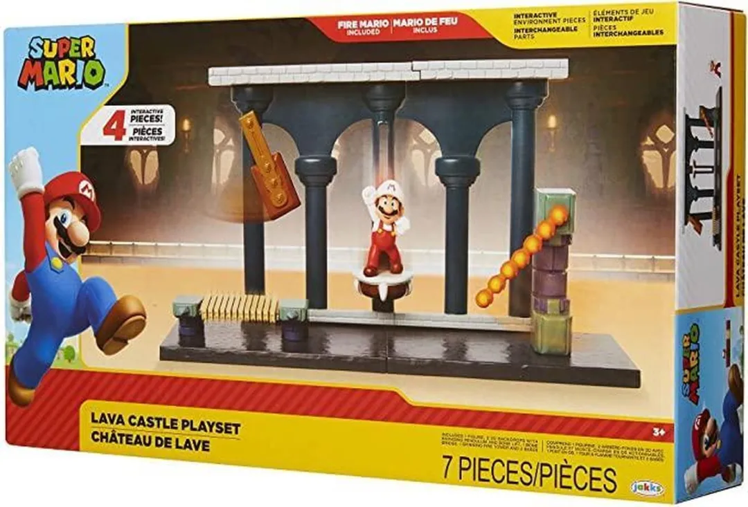 Nintendo Lava Castle Playset - Multicolor
