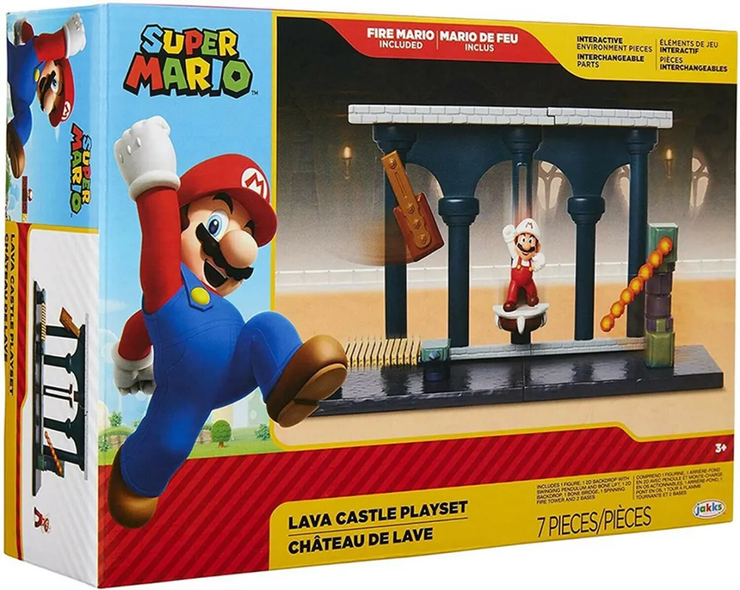 Nintendo Lava Castle Playset - Multicolor
