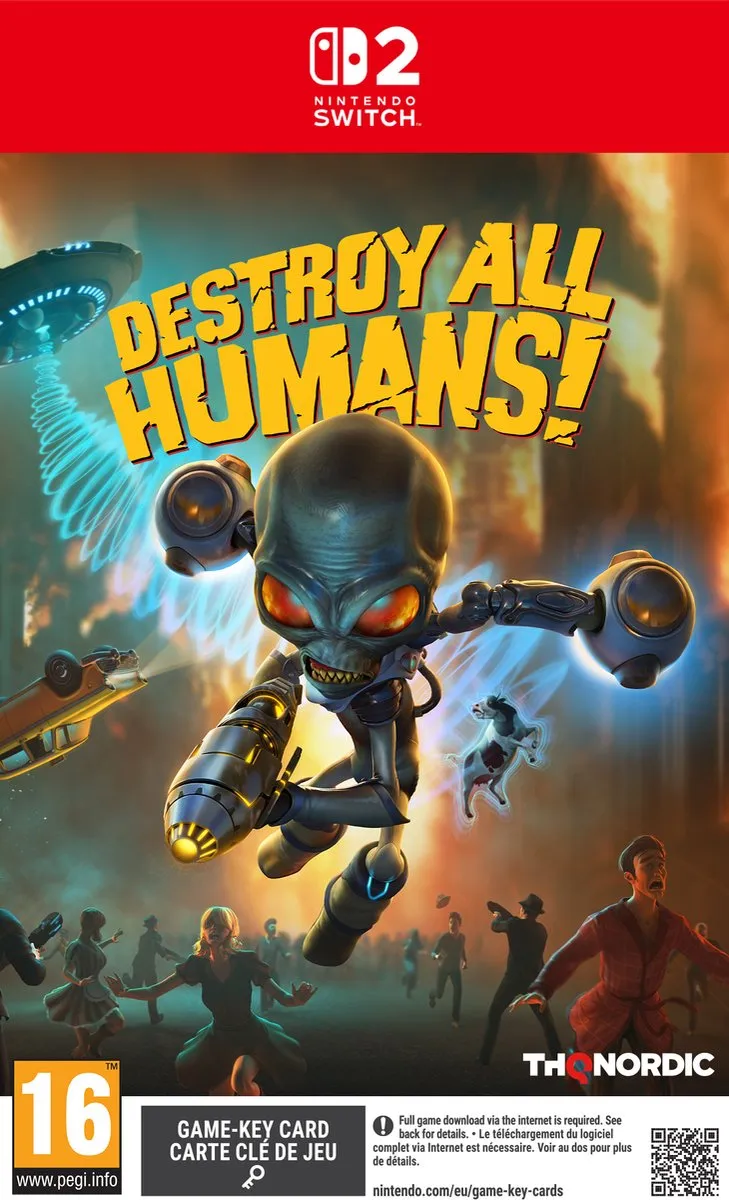 THQ Nordic Destroy All Humans! Nintendo Switch 2 Gamekeycard