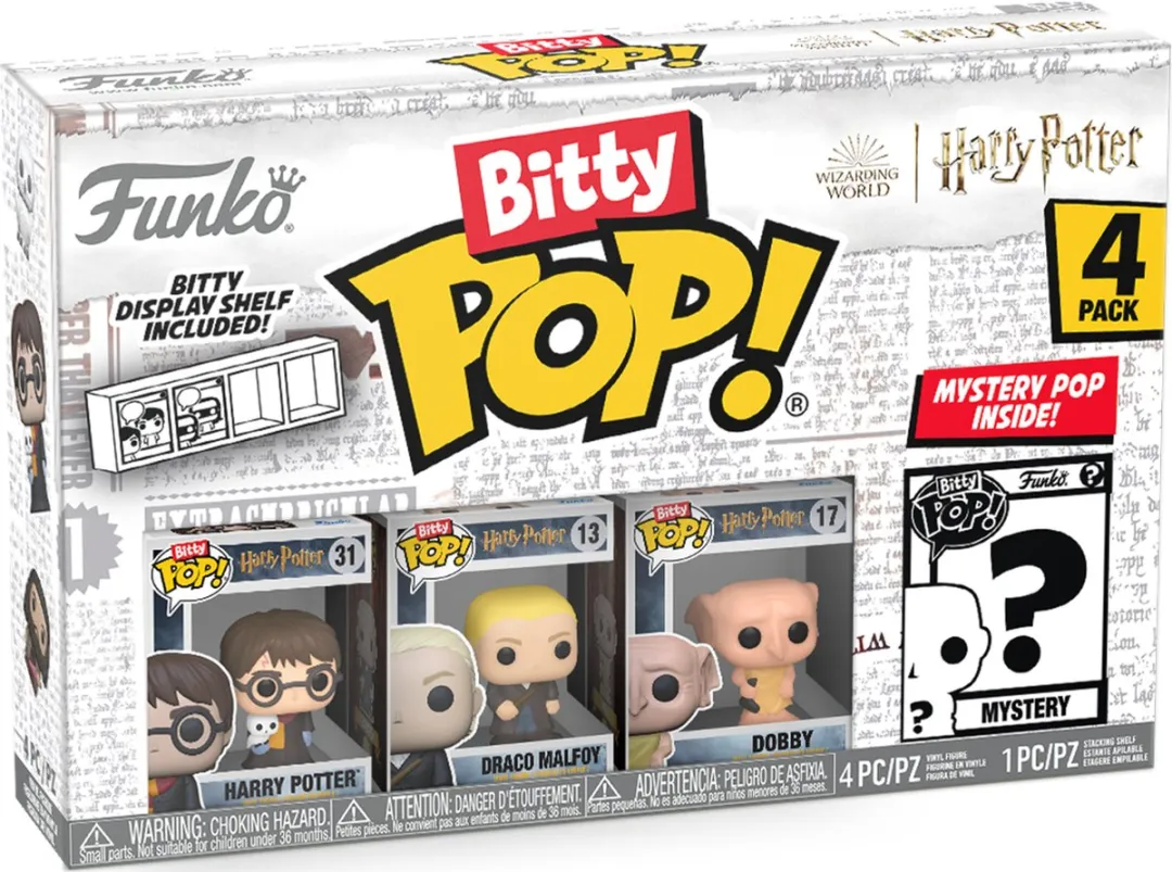Funko Bitty Pop! Harry Potter 4-Pack - Draco Malfoy & Dobby - Serie 1