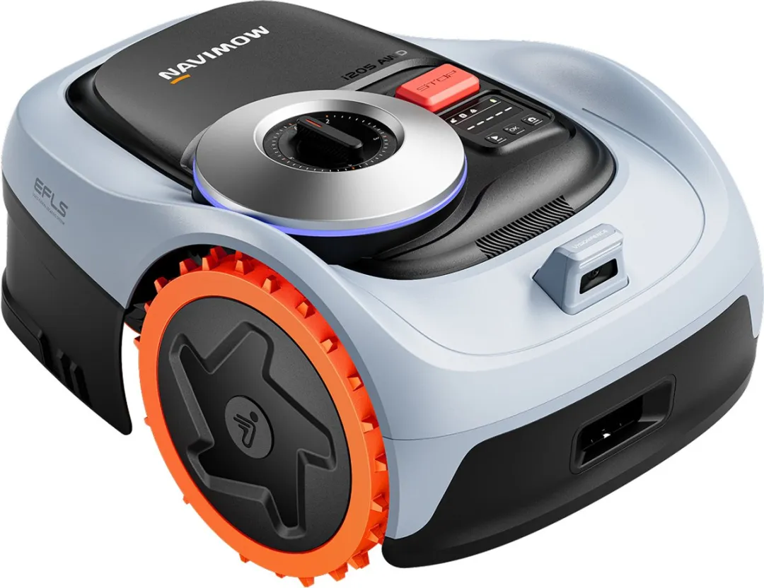 Segway Navimow i205 AWD - Robotmaaier - Zonder Grensdraad & Zonder Antenne - Snelste & eenvoudige Installatie - 500m² - driewielaandrijving - 45% Helling - AI Obstakelvermijding -Super Stil 59dB-3 Jaar Garantie