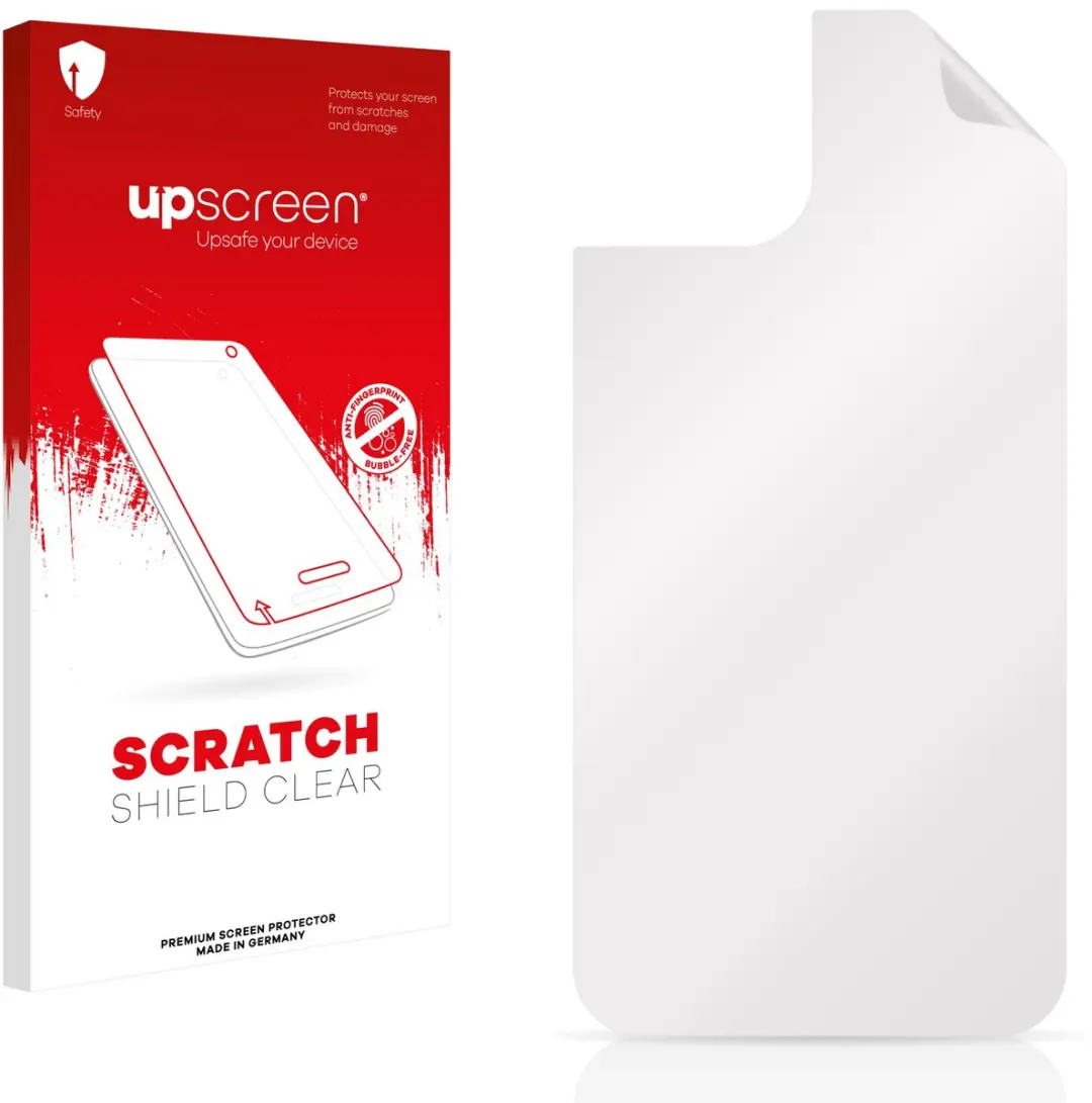 upscreen Screenprotector Achterkant iPhone 13 - Transparant - afbeelding 5 van 6