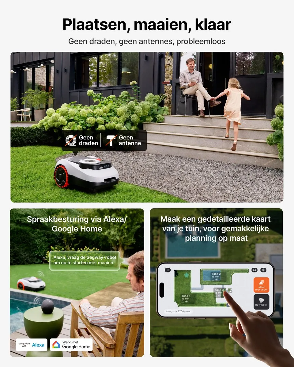 Navimow i220 LiDAR Robotmaaier 2000m² - 45% Helling - afbeelding 6 van 6