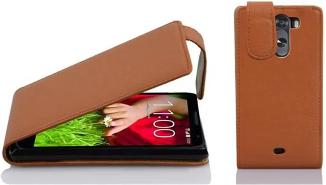 Cadorabo Hoesje geschikt voor LG G2 MINI in COGNAC BRUIN