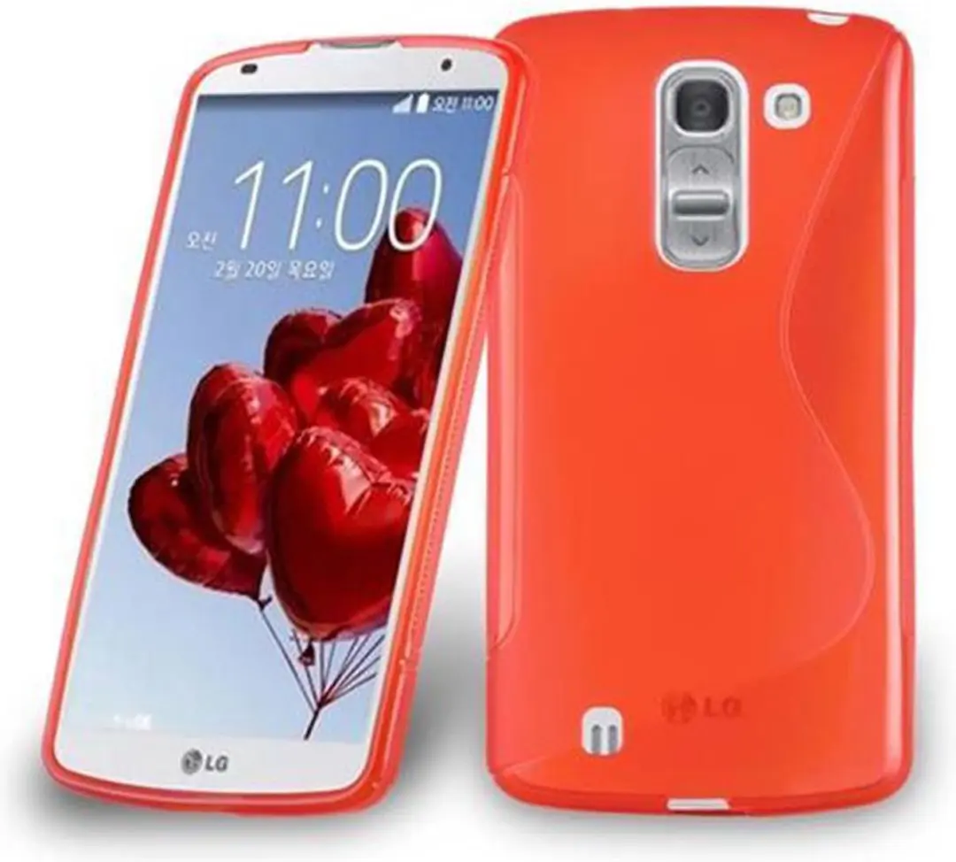 Cadorabo Hoesje geschikt voor LG OPTIMUS G PRO 2 in INFERNO ROOD