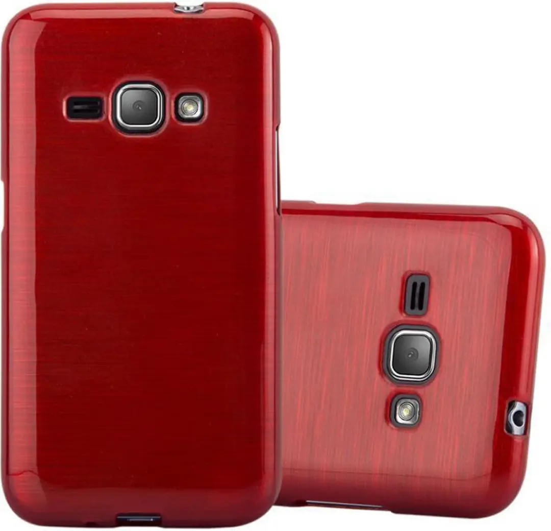 Cadorabo Hoesje geschikt voor Samsung Galaxy J1 2016 in ROOD