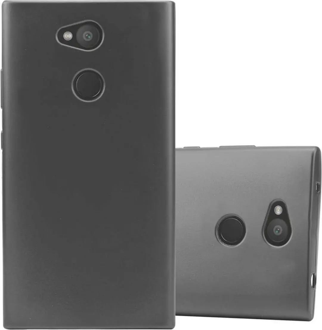 Cadorabo Hoesje geschikt voor Sony Xperia L2 in METALLIC GRIJS