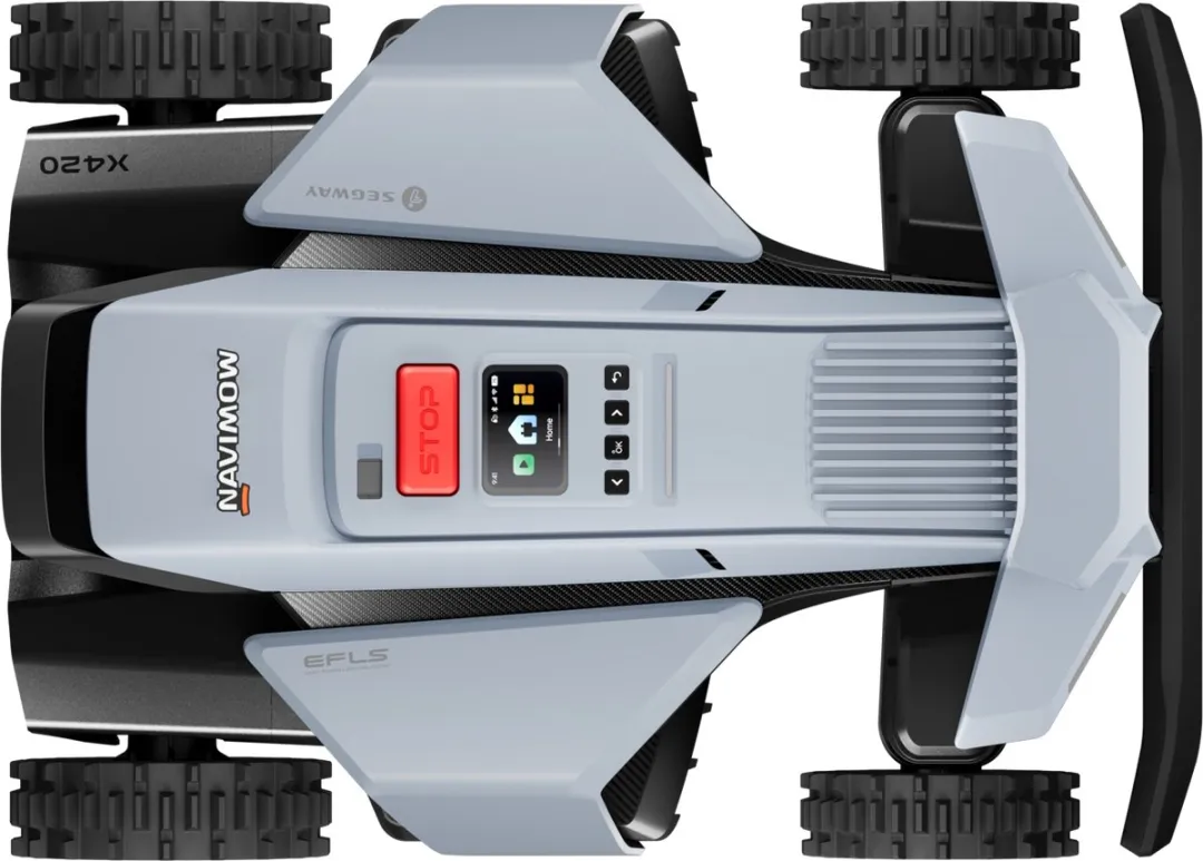 Segway Navimow X420E - nRTK+Vision - Robotgrasmaaier - Zonder Grensdraad & Zonder Antenne - Navigatie Zonder Satellieten - 2000m² - 55% Helling - AI Obstakelvermijding - Apple Find My - Super Stil 68dB - 3 Jaar Garantie