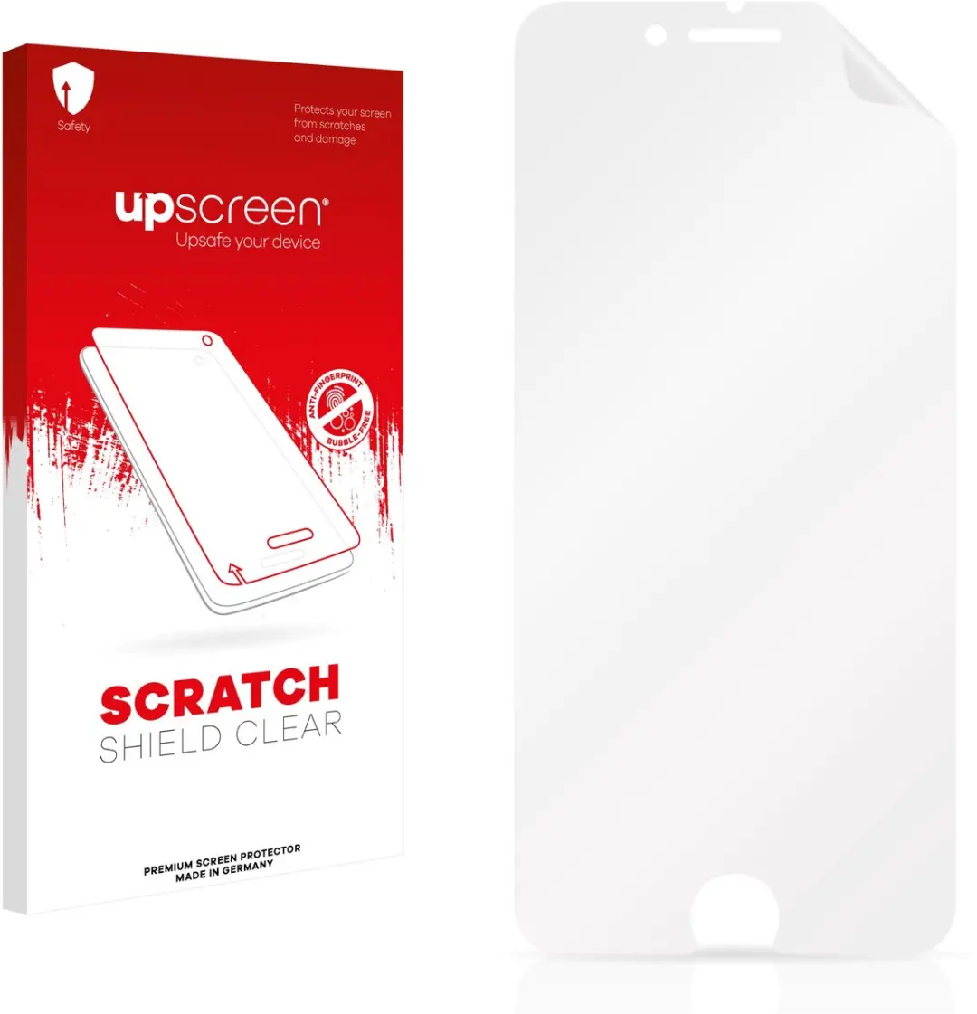 upscreen Scratch Shield Screenprotector iPhone 8 - Transparant - afbeelding 5 van 6