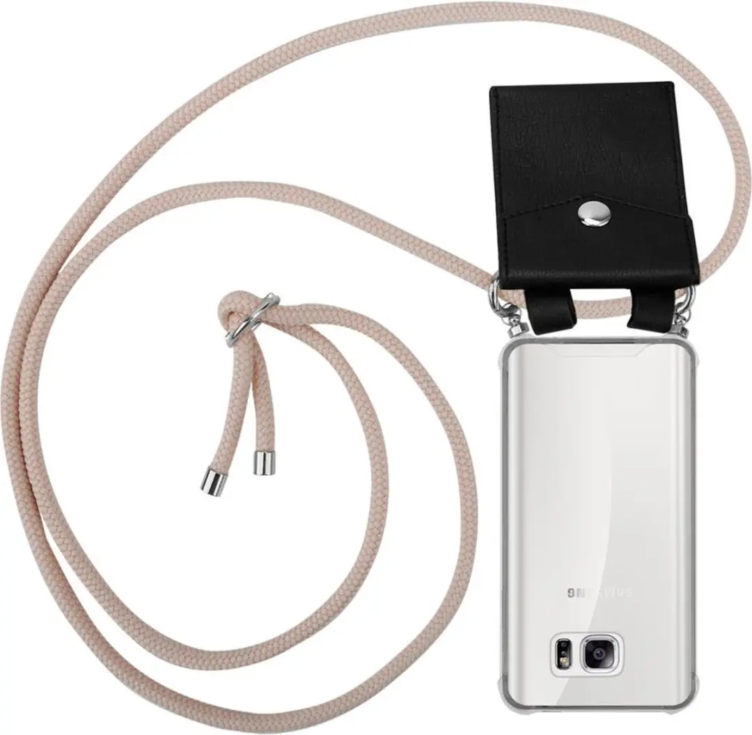 Cadorabo Hoesje geschikt voor Samsung Galaxy NOTE 5 in PEARLY ROSE GOUD