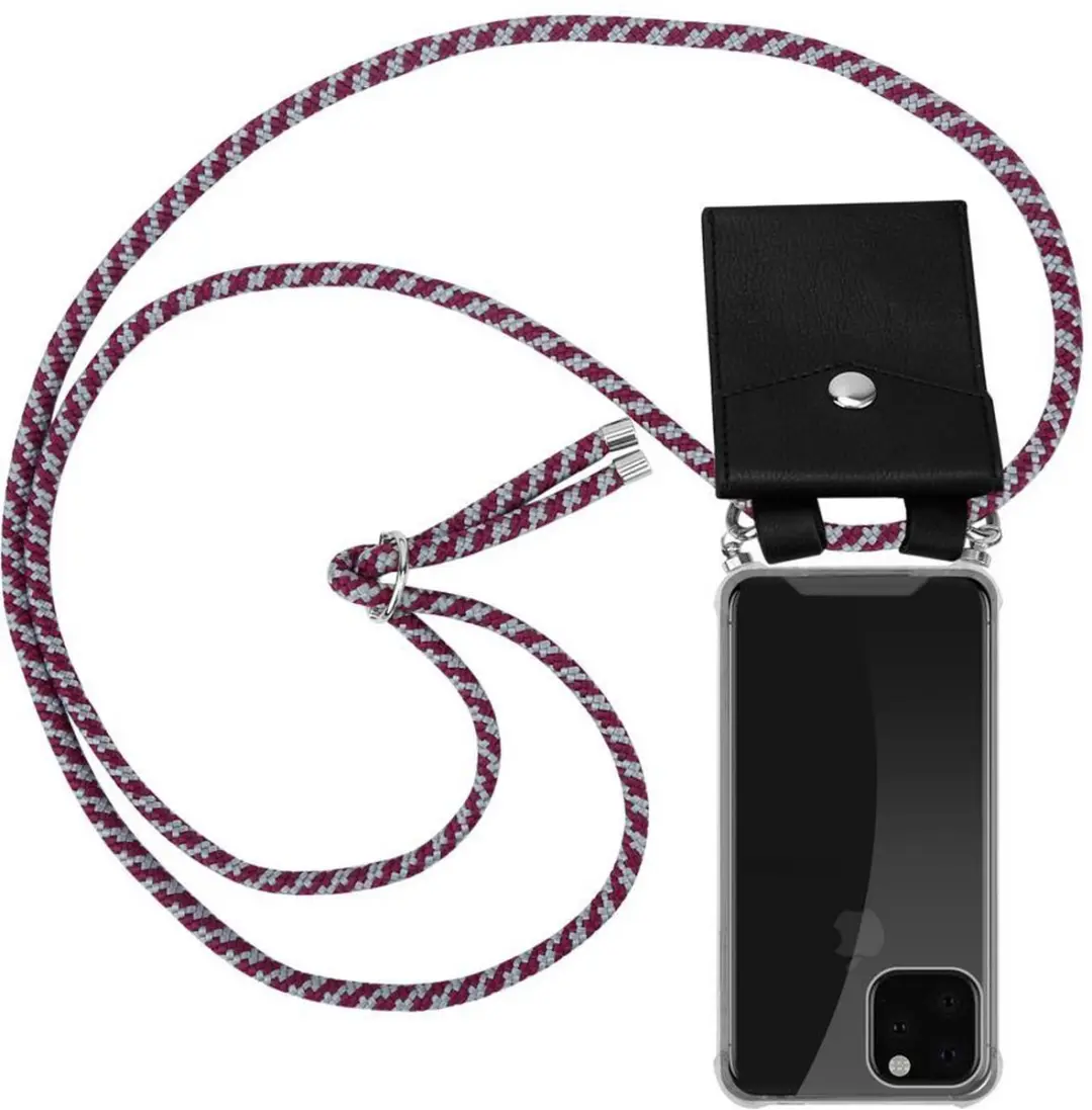Cadorabo Hoesje geschikt voor Apple iPhone 11 PRO in ROOD WIT