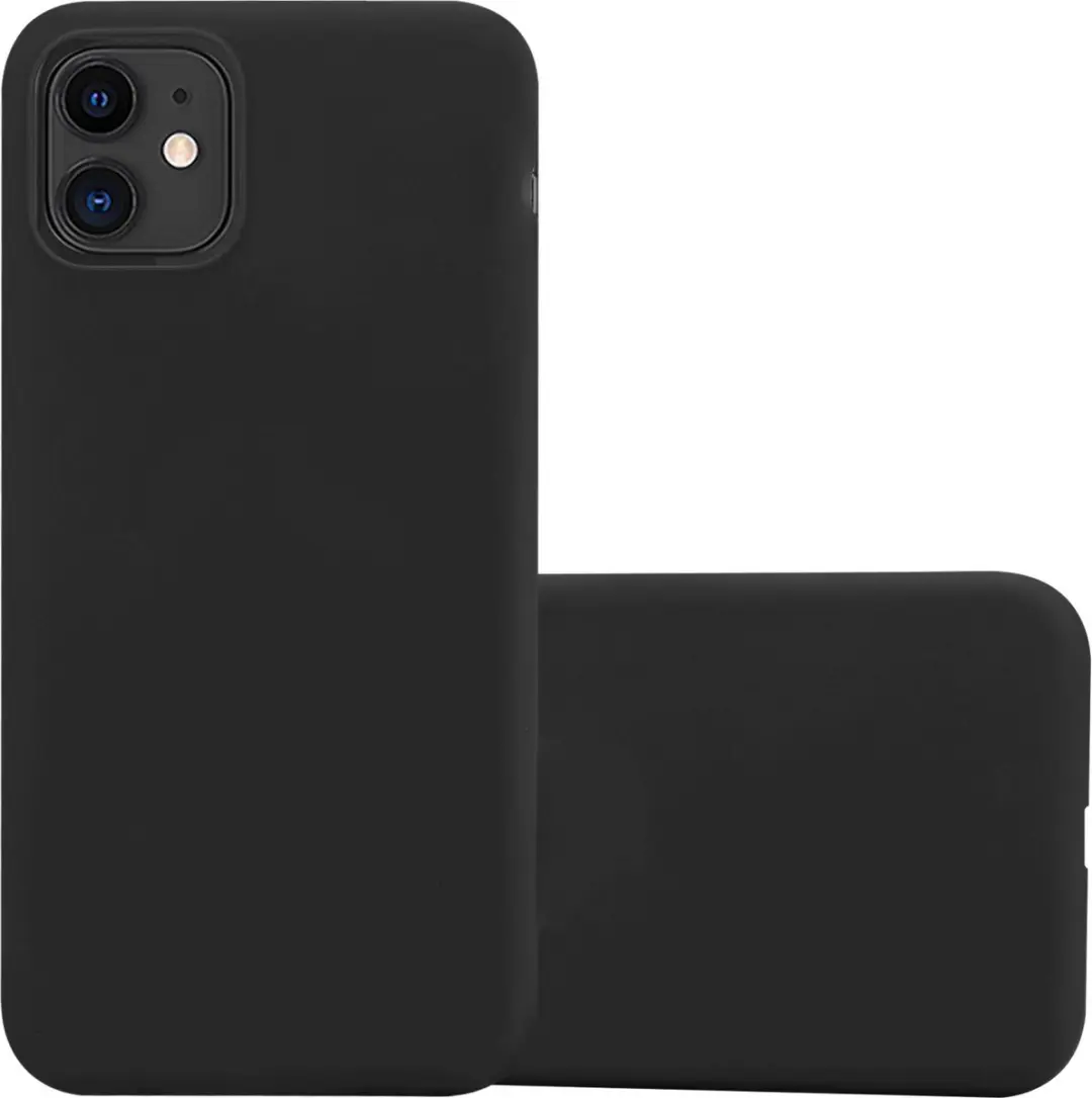 Cadorabo Hoesje geschikt voor Apple iPhone 11 in CANDY ZWART