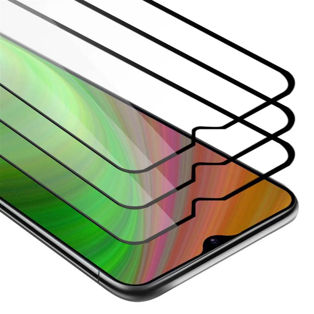 Cadorabo 3x Screenprotector geschikt voor Samsung Galaxy M21 / M30s Volledig sch