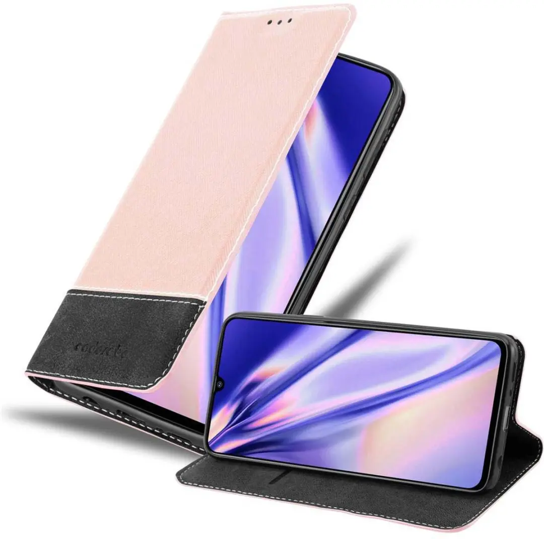 Cadorabo Hoesje geschikt voor Samsung Galaxy A70 / A70s in ROSE GOUD ZWART